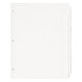 Avery® 11507 Write-On 8-Tab White Paper Divider Set - 24/Box Main Thumbnail 1