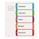 Avery® 11840 Ready Index 5-Tab Multi-Color Customizable Table of Contents Dividers Main Thumbnail 2