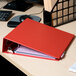 Universal UNV30409 Red Economy Non-Stick Non-View Binder with 3" Round Rings Main Thumbnail 1