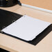 Universal UNV20815 White 5-Tab Write-On/Erasable Dividers Main Thumbnail 1