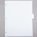 Universal UNV20818 White 8-Tab Write-On/Erasable Dividers Main Thumbnail 4