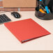 Universal UNV30403 Red Economy Non-Stick Non-View Binder with 1/2" Round Rings Main Thumbnail 1