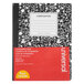 Universal UNV20936 9 3/4" x 7 1/2" Black Wide Ruled Composition Notebook, 100 Sheets - 6/Pack Main Thumbnail 6