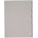 Universal UNV66620 10 1/2" x 8" Black 1 Subject Wide Ruled Wirebound Notebook - 70 Sheets Main Thumbnail 6