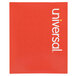 A red rectangular Universal hanging file folder with white text on it.
