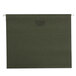 A green Universal letter size box bottom hanging file folder with black text.
