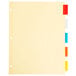 Avery® Office Essentials 11465 5-Tab Multi-Color Insertable Tab Dividers Main Thumbnail 1