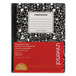 Universal UNV20946 9 3/4" 7 1/2" Black College Ruled Composition Notebook - 6/Pack Main Thumbnail 1