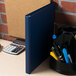 Universal UNV30402 Royal Blue Economy Non-Stick Non-View Binder with 1/2" Round Rings Main Thumbnail 10
