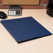Universal UNV30402 Royal Blue Economy Non-Stick Non-View Binder with 1/2" Round Rings Main Thumbnail 1