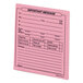 Universal UNV48023 4 1/2" x 5 1/2" Pink "Important Message" Pad 50 Sheets - 12/Pack Main Thumbnail 3