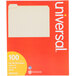Universal UNV12115 Letter Size File Folder - Standard Height with 1/5 Cut Assorted Tab, Manila - 100/Box Main Thumbnail 6