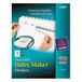 Avery® 11446 Index Maker 5-Tab Divider Set with Clear Label Strip - 25/Box Main Thumbnail 1