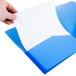 Avery® 2-Pocket Translucent Blue Folder Main Thumbnail 3