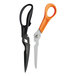 Fiskars 01005692 9" Black / Orange Cuts+More Scissors Main Thumbnail 4
