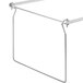 A Universal adjustable metal hanging file frame with metal rods.