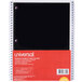 Universal UNV66624 10 1/2" x 8" Assorted Colors 1 Subject Wide Ruled Wirebound Notebook, 70 Sheets - 4/Pack Main Thumbnail 6