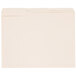 Universal UNV12113 Letter Size File Folder - Standard Height with 1/3 Cut Assorted Tab, Manila - 100/Box Main Thumbnail 2
