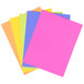 Astrobrights 21004 8 1/2" x 11" Brilliant Assorted Pack of 65# Smooth Color Paper Cardstock- 250 Sheets Main Thumbnail 4