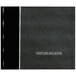 Rediform 57802 8 1/2" x 9 7/8" Black Hardcover Visitor Register Book with 128 Pages Main Thumbnail 1