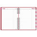 Brownline C550C 7 7/8" x 10" Red 2022 CoilPro Daily Planner Main Thumbnail 2