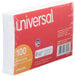 Universal UNV47200 3" x 5" White Unruled Index Card - 100/Pack Main Thumbnail 5