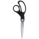 Universal UNV92010 8" Stainless Steel Economy Scissors with Black Bent Handle Main Thumbnail 2