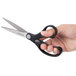 Universal UNV92010 8" Stainless Steel Economy Scissors with Black Bent Handle Main Thumbnail 5