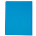 Universal Office UNV57121 11" x 8 1/2" Light Blue Leatherette Embossed Paper Report Cover with Clear Cover and Prong Fasteners, Letter - 25/Box Main Thumbnail 3