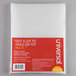 Universal UNV81525 Letter Size Poly File Jacket - Clear   - 25/Pack Main Thumbnail 2