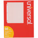 Universal UNV21124 8 1/2" x 11" Clear Standard Weight Top-Load Sheet Protector, Letter - 50/Pack Main Thumbnail 4