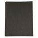 Universal Office UNV57120 11" x 8 1/2" Black Leatherette Embossed Paper Report Cover with Clear Cover and Prong Fasteners, Letter - 25/Box Main Thumbnail 3