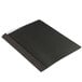 Universal Office UNV57120 11" x 8 1/2" Black Leatherette Embossed Paper Report Cover with Clear Cover and Prong Fasteners, Letter - 25/Box Main Thumbnail 5