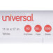 Universal Office UNV28110 11" x 17" White Case of 20# Copy Paper - 2500 Sheets Main Thumbnail 6