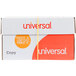 Universal Office UNV28230 8 1/2" x 11" White 3-Hole Punched Case of 20# Copy Paper - 5000 Sheets Main Thumbnail 3