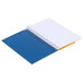 A National blue spiral bound notebook with 80 sheets.