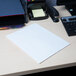 Universal UNV56604 Letter Size 2-Pocket Embossed Paper Pocket Folder, White - 25/Box Main Thumbnail 1