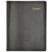 Brownline CB950BLK 8 1/2" x 11" Black 2023 Essential Collection 15-Minute Appointment Weekly Planner Main Thumbnail 1