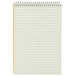 Rediform Office 36746 6" x 9" Green Gregg Rule Standard Spiral Steno Book - 80 Sheets Main Thumbnail 4
