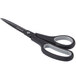 Universal UNV92021 8" Carbon-Coated Industrial Scissors with Black and Gray Straight Handle Main Thumbnail 3