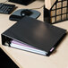 Universal UNV20981 Black Economy Non-Stick View Binder with 2" Round Rings Main Thumbnail 1