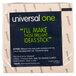 Universal UNV35664 3" x 3" Yellow Fan-Folded Pop-Up Self-Stick Note - 12/Pack Main Thumbnail 6