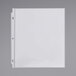 Universal UNV21125 8 1/2" x 11" Clear Standard Weight Top-Load Sheet Protector, Letter - 100/Pack Main Thumbnail 2