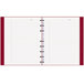 Blueline AF915083 9 1/4" x 7 1/4" Red College Rule 1 Subject MiracleBind Notebook - 75 Sheets Main Thumbnail 2