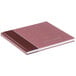 Rediform 57803 8 1/2" x 9 7/8" Burgundy Hardcover Visitor Register Book with 128 Pages Main Thumbnail 4