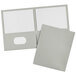 Avery® Letter Size 2-Pocket Gray Paper Folder - 25/Box Main Thumbnail 2