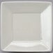 Tuxton BEH-073B 7 3/8" Eggshell Square China Plate - 12/Case Main Thumbnail 2