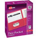 Avery® Letter Size 2-Pocket Red Paper Folder - 25/Box Main Thumbnail 1