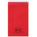 National 31120 5" x 3" Assorted Color Wirebound Top Opening Narrow Rule Memo Book - 60 Sheets Main Thumbnail 2