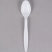 Visions White Heavy Weight Plastic Teaspoon - Case of 1000 Main Thumbnail 3